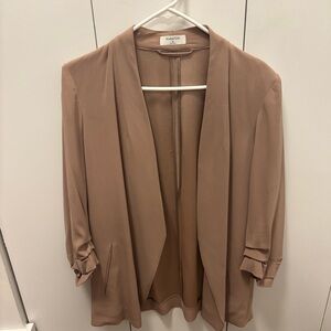 Aritzia Size 12 Babaton Power Blazer - Light Brown
